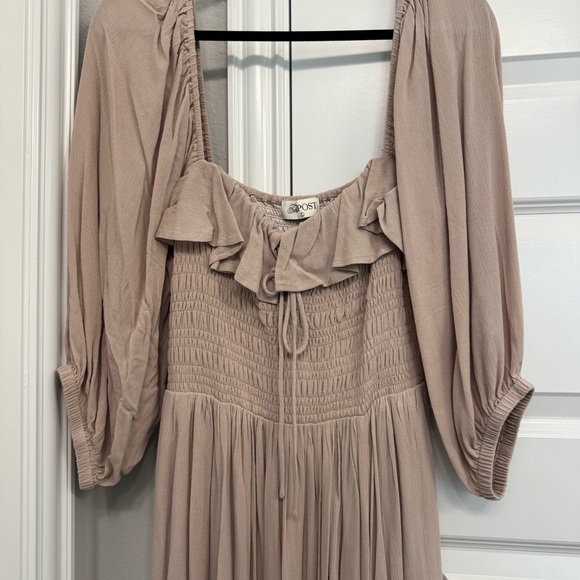 The Post Taupe Maxi Dress - Picture 2 of 4